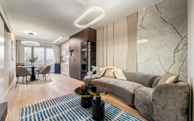 Természetes elegancia prémium kivitelben: így rendezték be a Danubio egyik 66 m2-es lakását