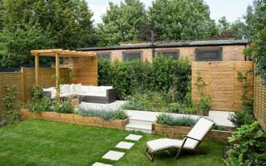 Connected Living – Egy modern angliai hátsó kert, ami a belső terek meghosszabbítása lett