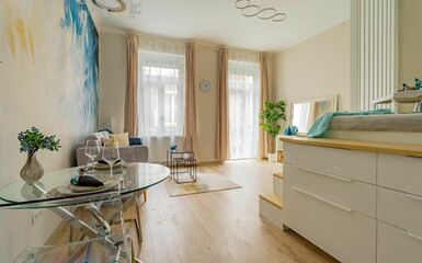 Belvárosi frissen felújított 38 m2-es lakás világos terekkel, eladásra felkészítve
