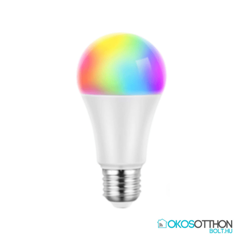 Zigbee RGBW okosizzó fényerő-szabályozható fehér + színes E27 izzó