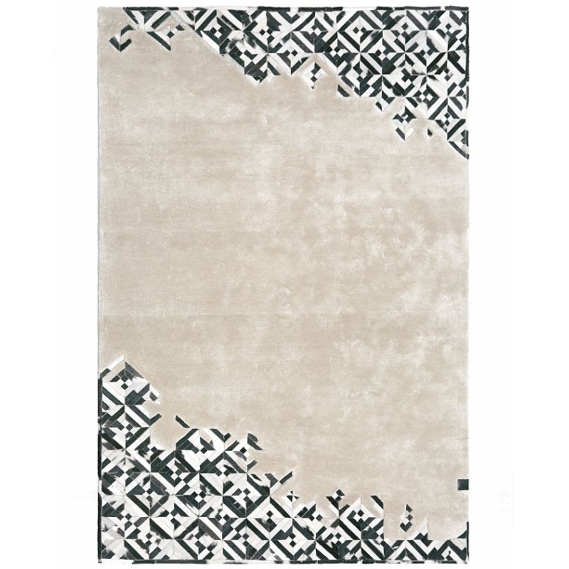 Guy Laroche Legend black&white kézi tűzött design szőnyeg