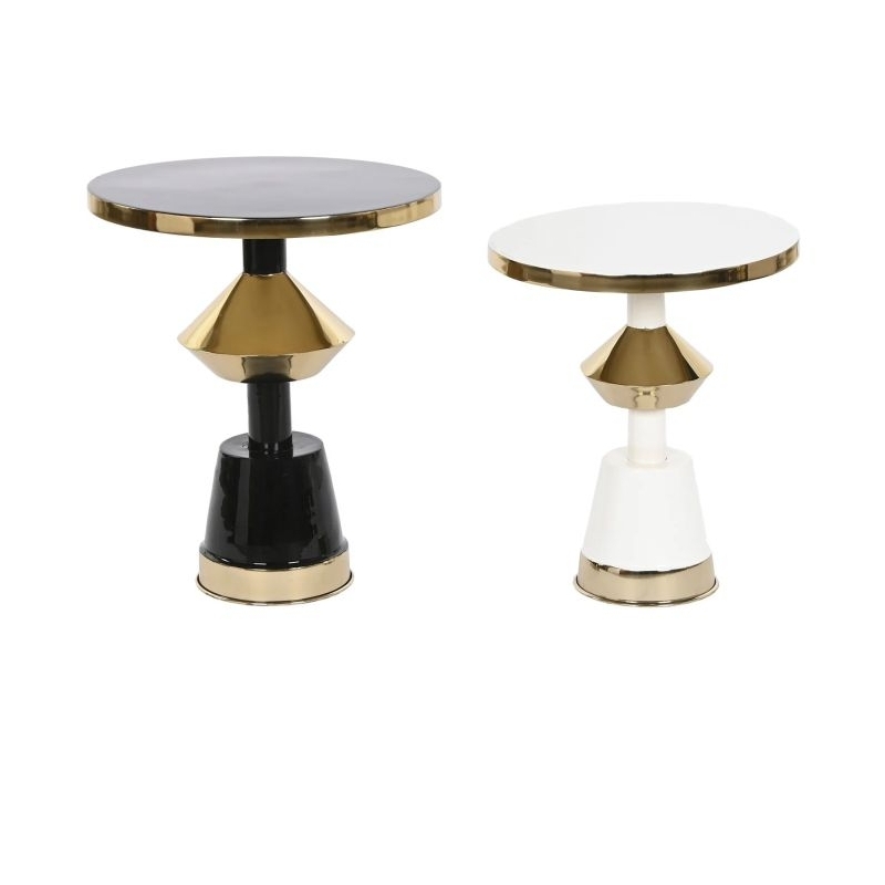 Modern Lerakóasztal fekete arany színű 2 db