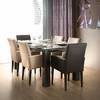 Power üveges étkezőasztal Málta karszékkel - Rio Design - Lakberinfo étkező bútor
