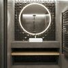 NAGYRITA TÉRMŰVÉSZET - Modern fürdőszoba részlet 3D burkolatokkal
