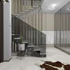 Modern előszoba lépcsővel - Lia Interior Design