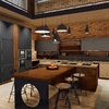 Nemes Mónika Lívia lakberendező és építész - Luxus loft konyha terve