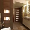 Nemes Mónika Lívia lakberendező és építész - Falfülkés fürdőszoba