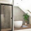 Nemes Mónika Lívia lakberendező és építész - Tetőtéri fürdőszoba zuhanyzóval és káddal