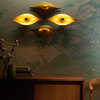 Aromas Ehy fali lámpa modern, arany színben - Designdetox