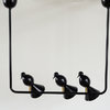 Atelier Areti Alouette függeszték lámpa modern, fekete fém, madár mintás - Designdetox
