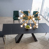 Fekete matt étkezőasztal - Prémiumbútor webáruház