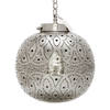 Ezüst színű marokkói lámpa